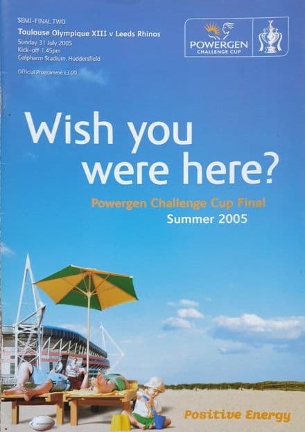 Toulouse v Leeds, Challenge Cup SF (2005, Jul 31st)