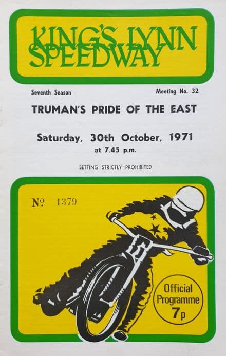 Truman's Pride of the East (1971, Oct 30th)