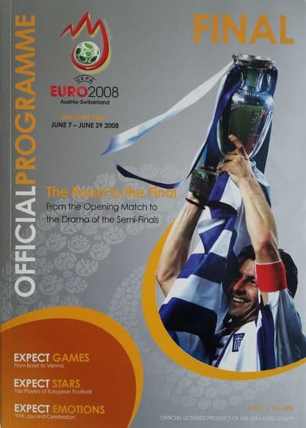 UEFA Euro 2008 Official Final Programme