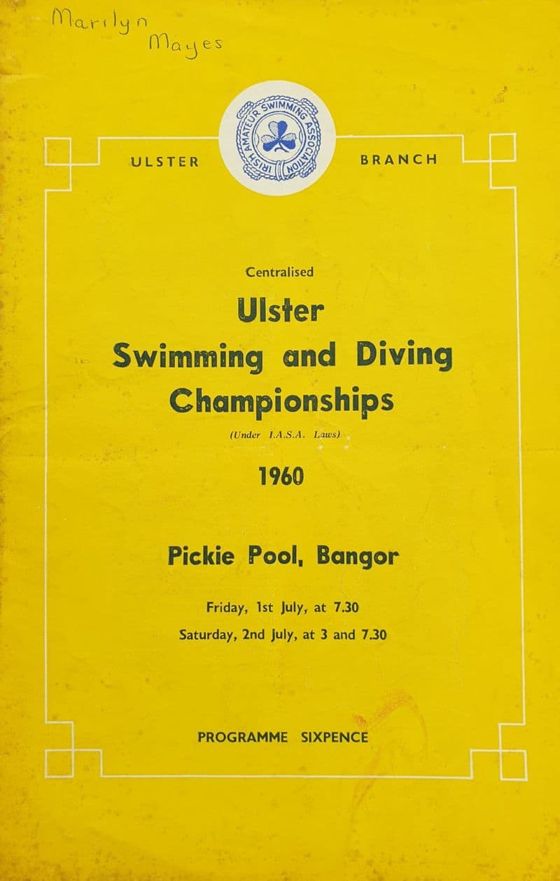 Ulster Swimming and Diving Championships (1960, Jul 1st-2nd)