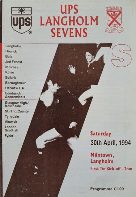 UPS Langholme Sevens (1994, Apr 30th)
