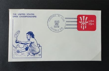US Open First Day Cover (1973, Aug 29th)