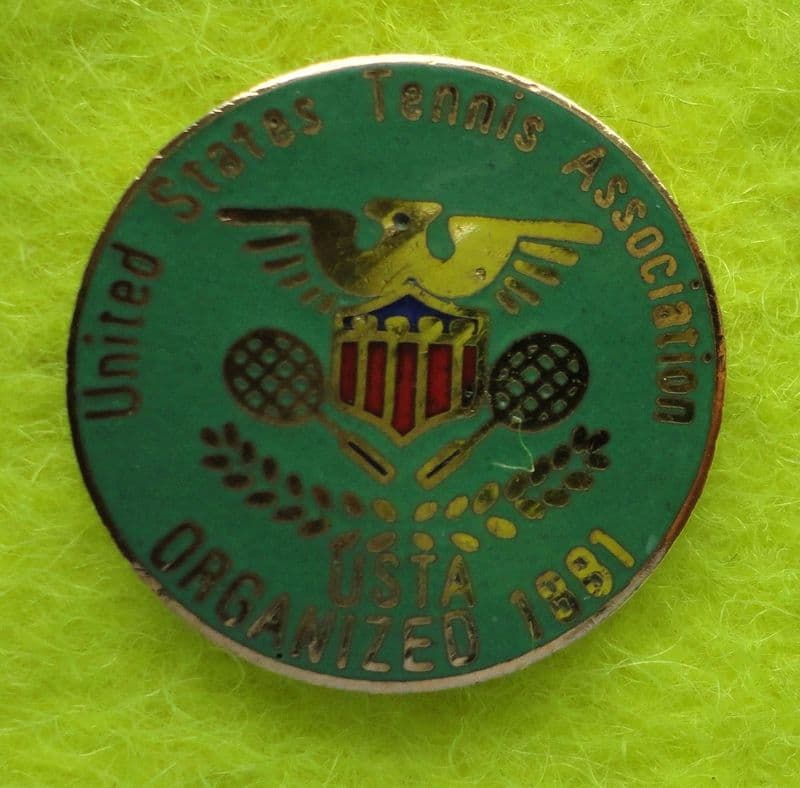 USTA Enamel Pin Badge