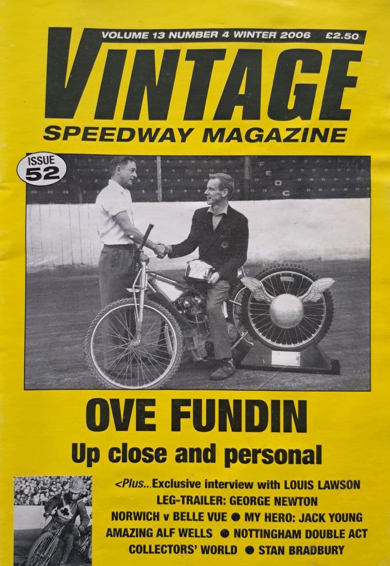 Vintage Speedway Magazine, Vol 13 No.4 (2006, Winter)