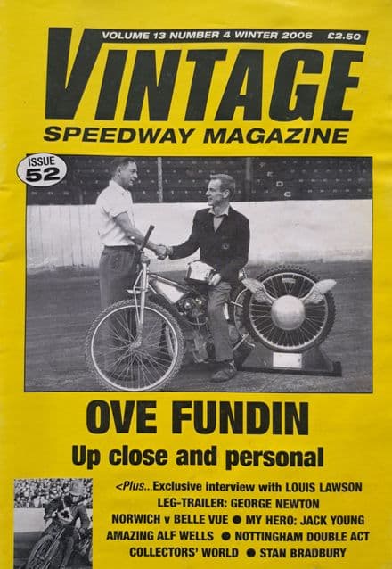 Vintage Speedway Magazine, Vol 13 No.4 (2006, Winter)