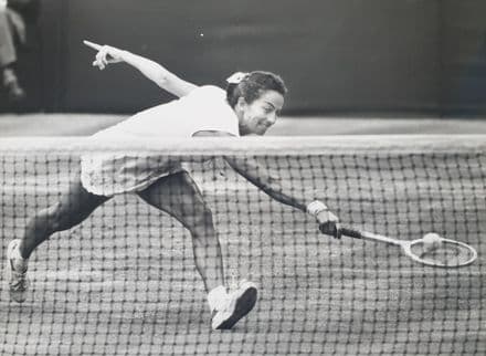 Virginia Wade Press Photo (Wimbledon 1973)