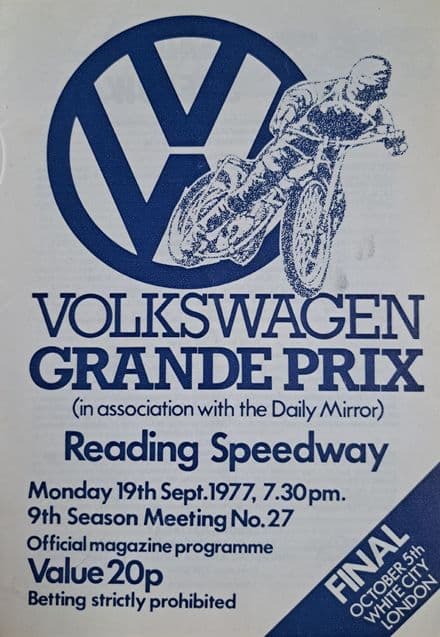 Volkswagen Grande Prix (1977, Sep 19th) No Results