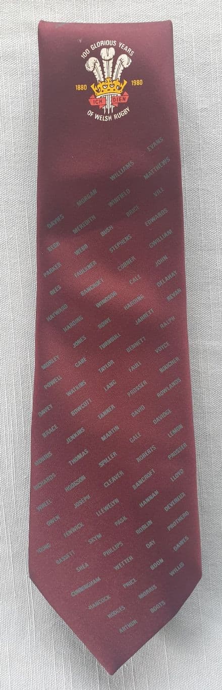 Wales 100 Years of Glory Tie