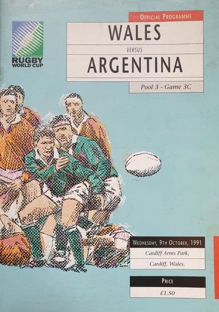 Wales v Argentina (1991, Oct 9th) RWC Pool 3