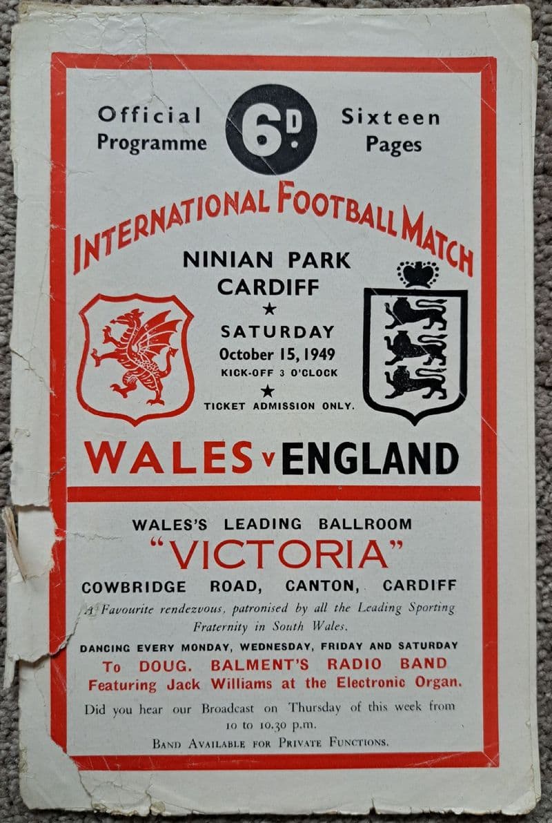 Wales v England (1949, Oct 15th)