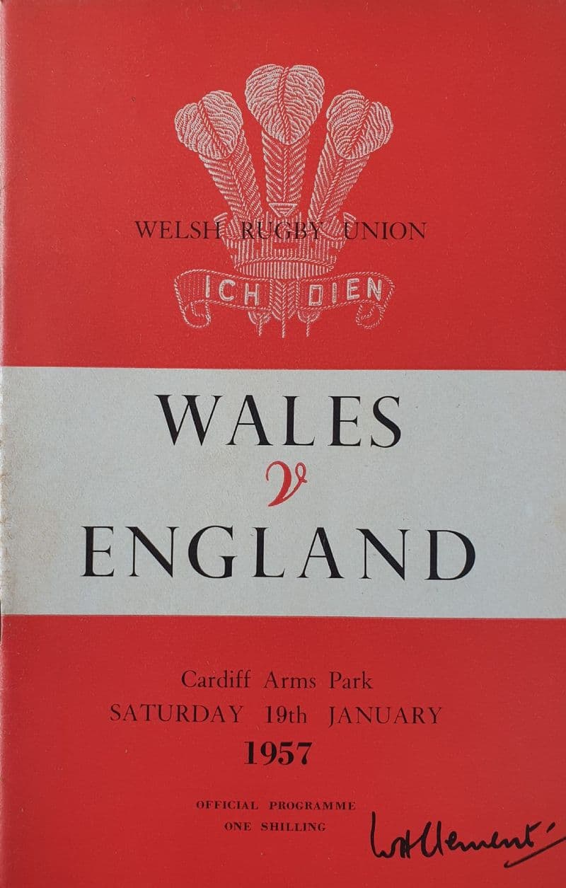Wales v England (1957, 19th Jan)