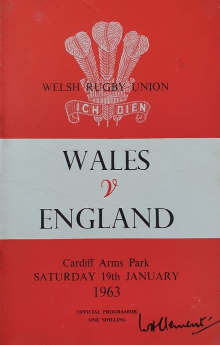 Wales v England (1963, 19th Jan)