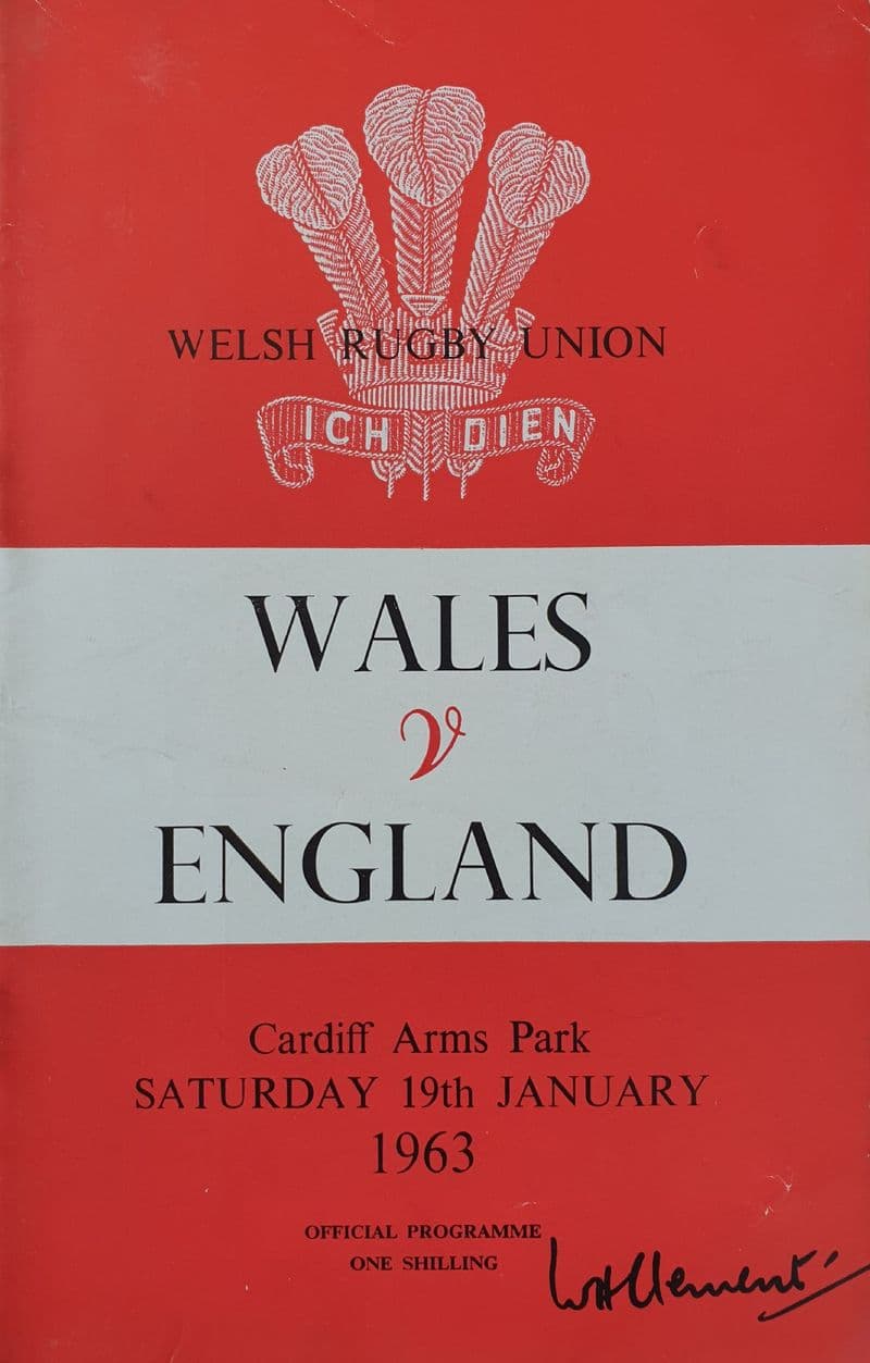 Wales v England (1963, 19th Jan)