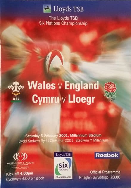 Wales v England (2001, 3rd Feb)