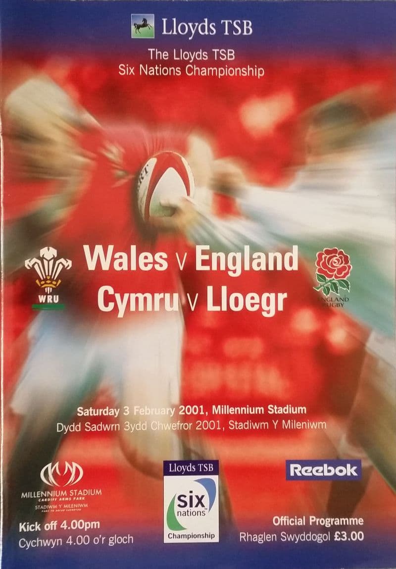 Wales v England (2001, 3rd Feb)