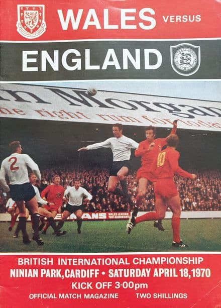 Wales v England, British Home Championships (1970, Apr 18th)