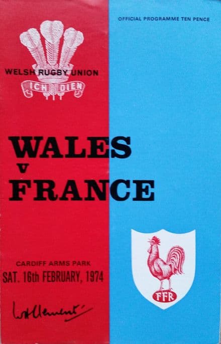 Wales v France (1974, Feb 16th)