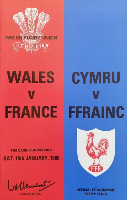 Wales v France (1980, 19th Jan)