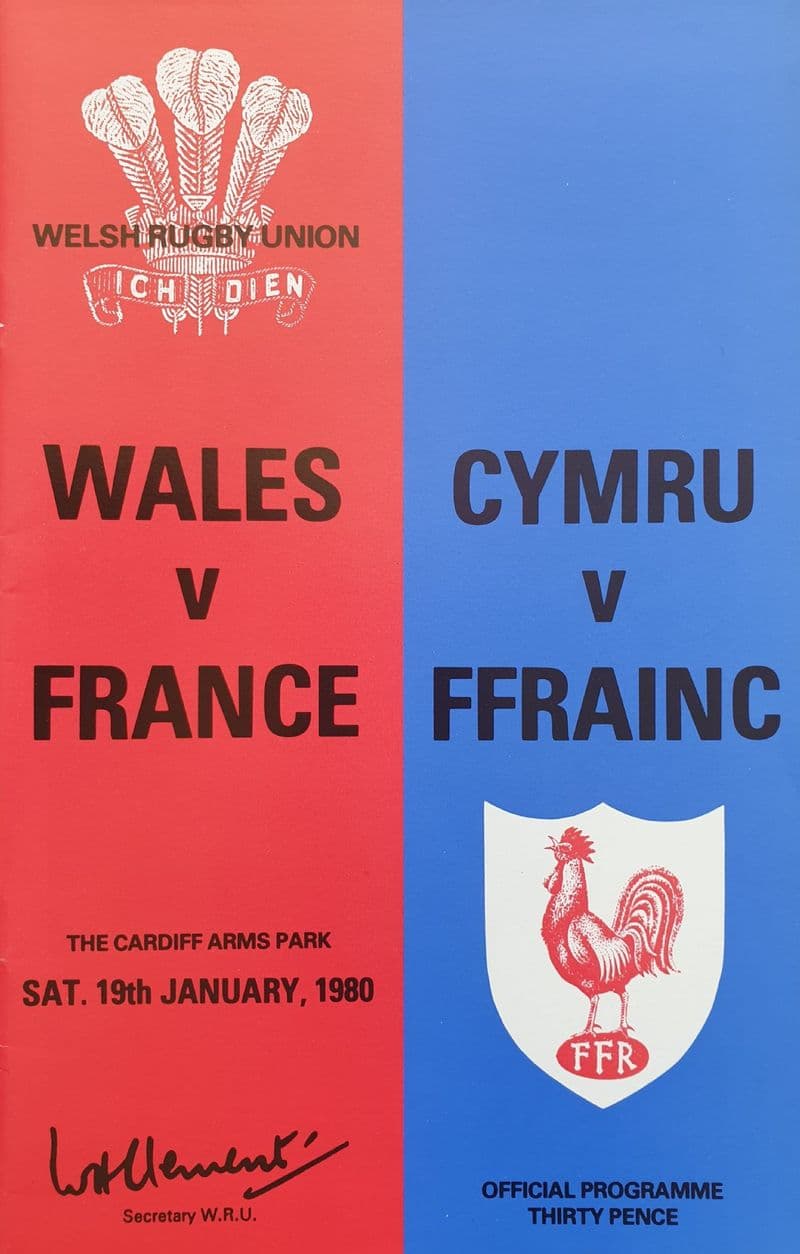 Wales v France (1980, 19th Jan)