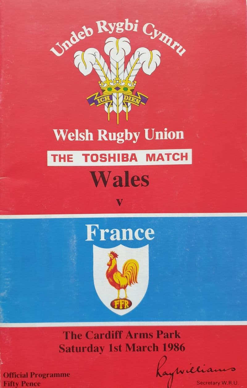 Wales v France (1986, 1st Mar)