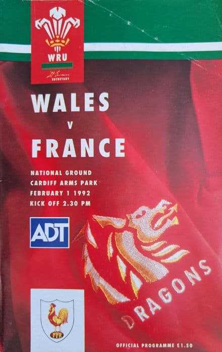 Wales v France (1992, Feb 1st)