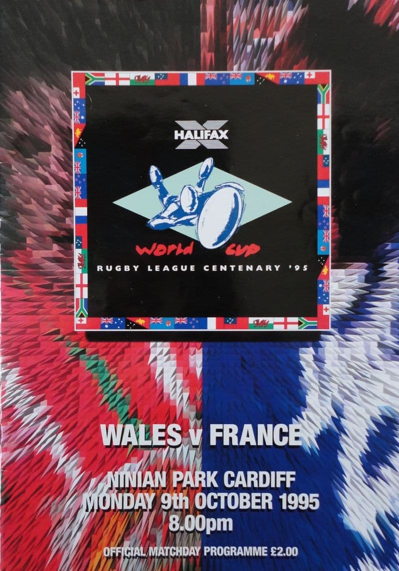 Wales v France (1995, October 9th) SIGNED