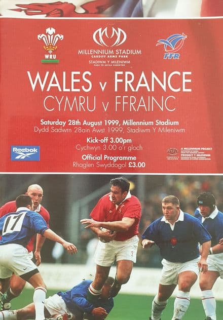 Wales v France (1999, Aug 28th)