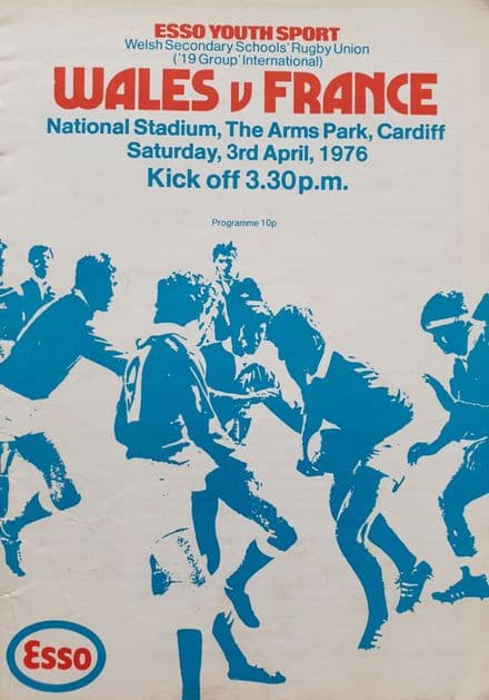 Wales v France Schools (1976, 3rd Apr)