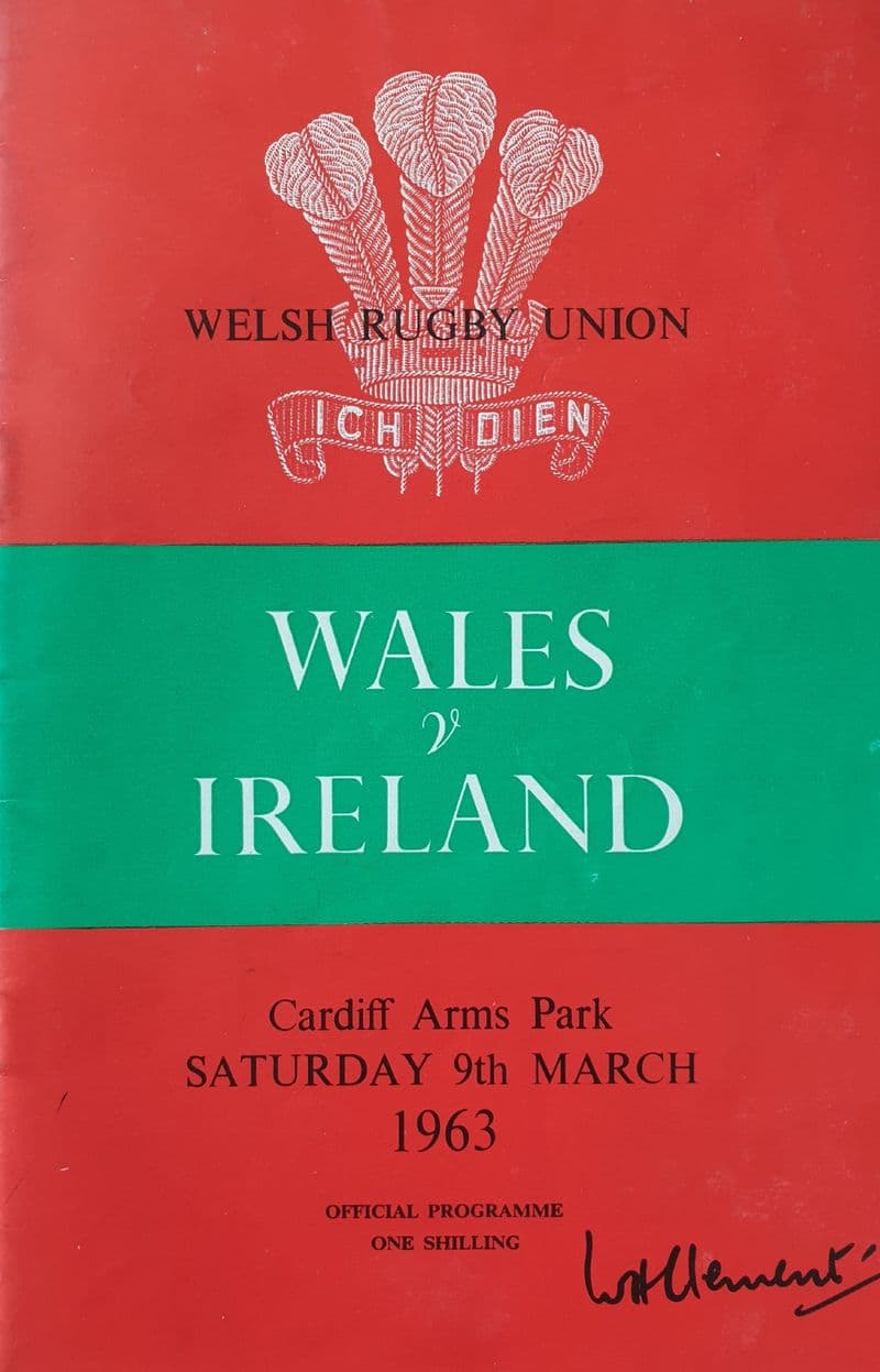 Wales v Ireland (1963, 9th Mar)