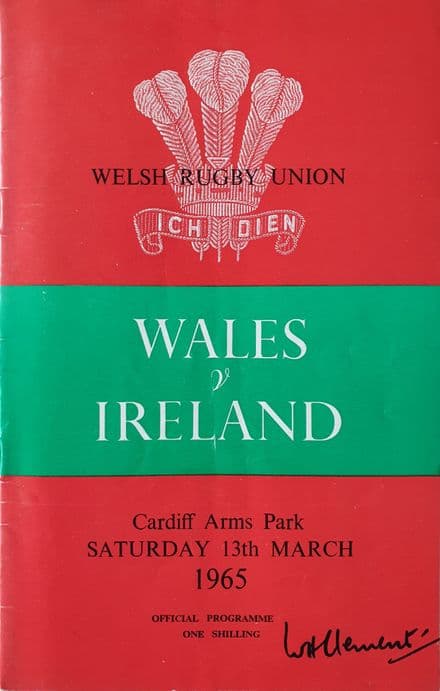 Wales v Ireland (1965, Mar 13th)