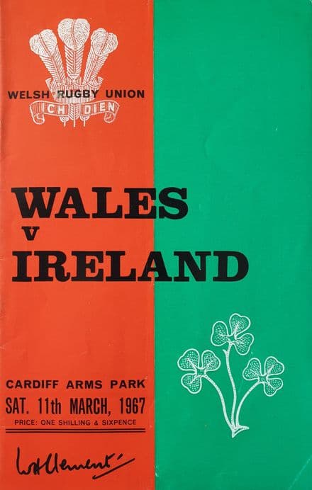 Wales v Ireland (1967, Mar 11th)