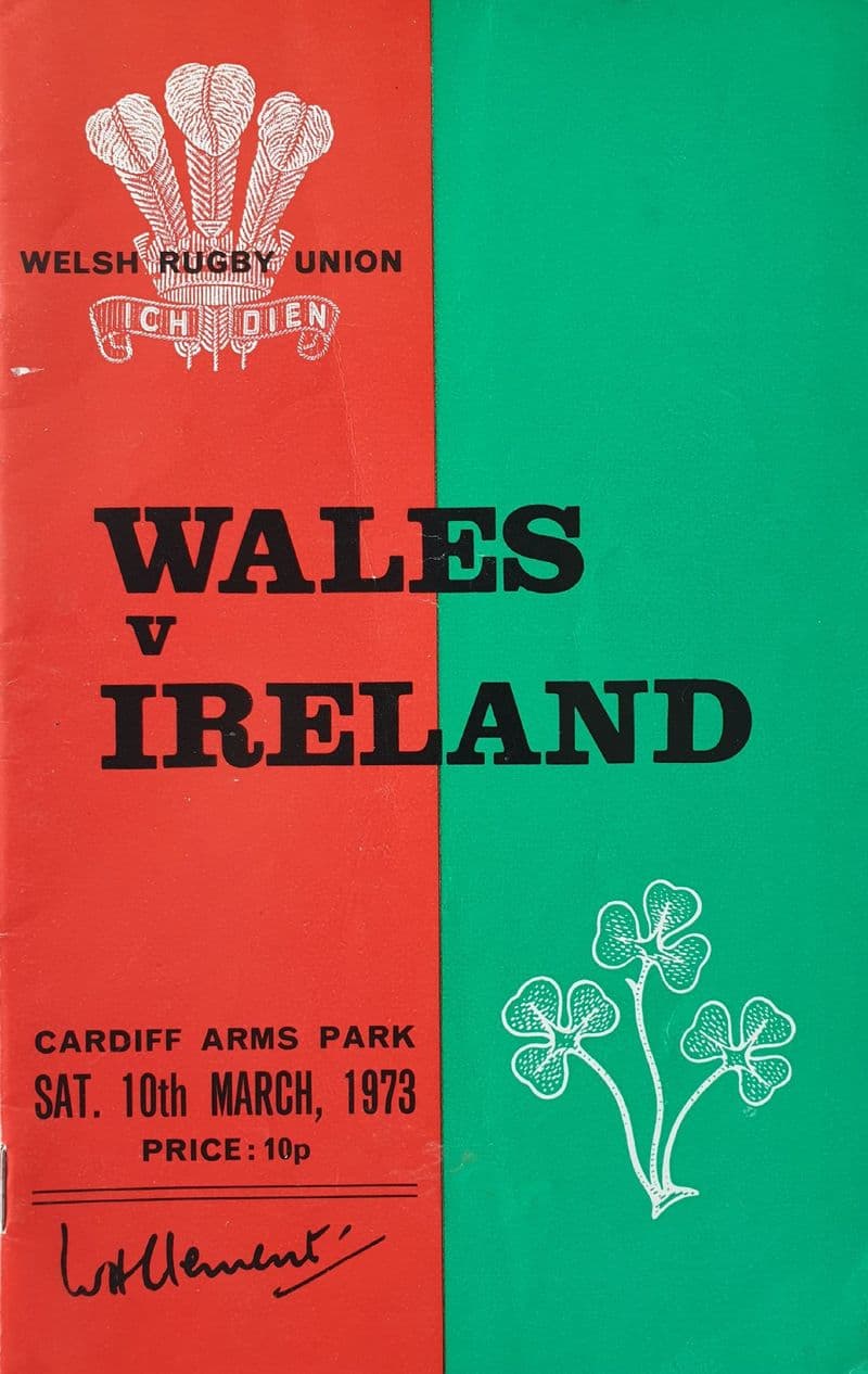 Wales v Ireland (1973, 10th Mar)