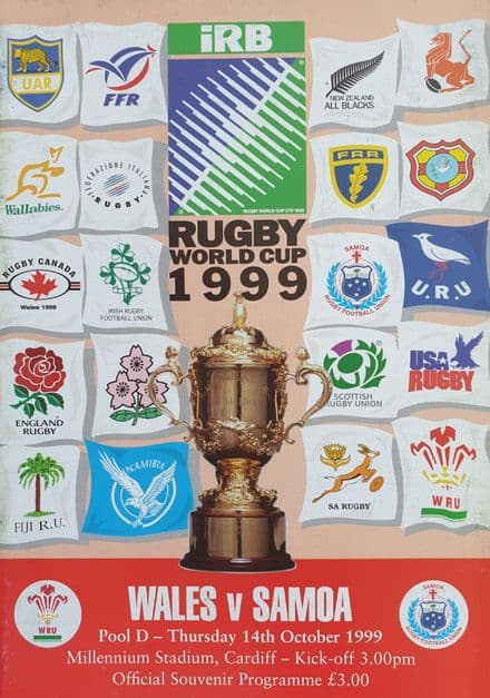 Wales v Samoa (1999, Oct 14th) RWC Pool D