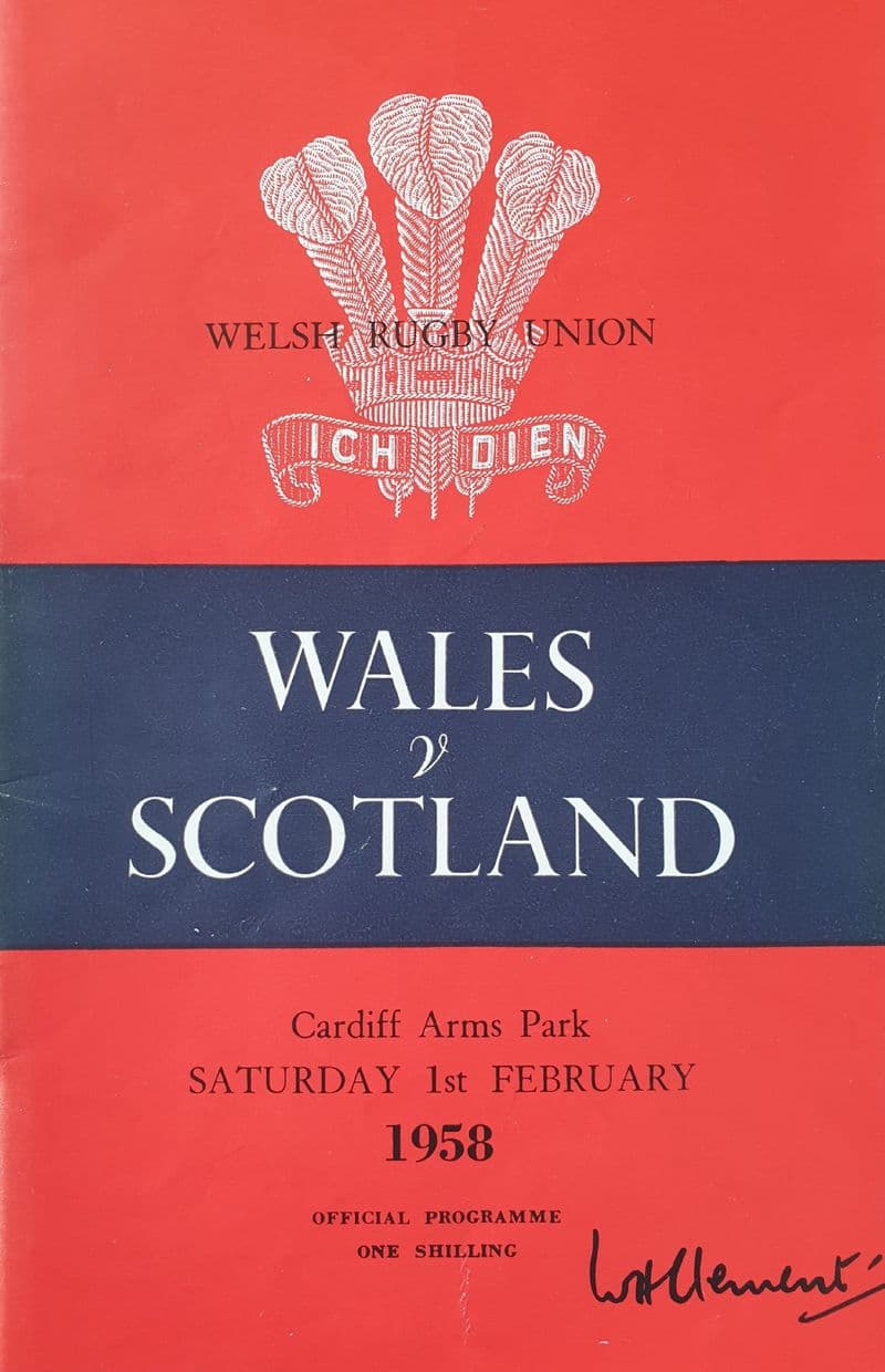Wales v Scotland (1958, 1st Feb)