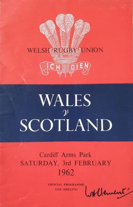 Wales v Scotland (1962, 3rd Feb)