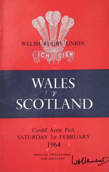 Wales v Scotland (1964, 1st Feb)