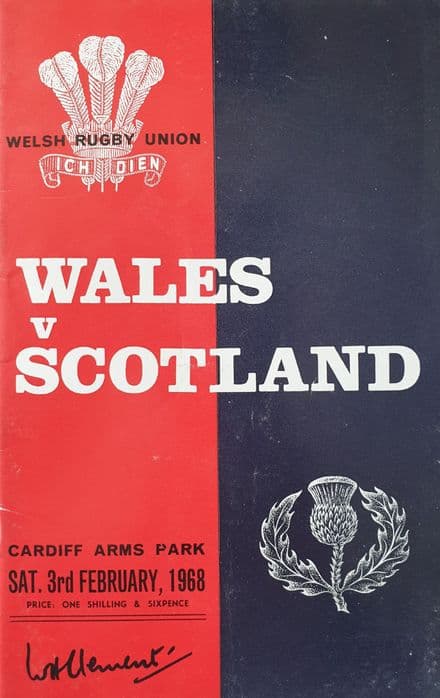 Wales v Scotland (1968, 3rd Feb)