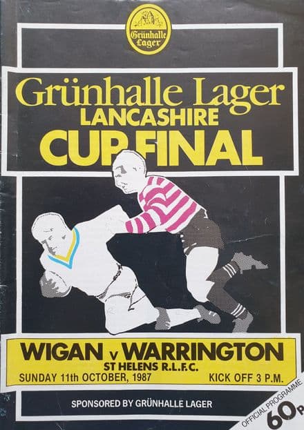 Warrington v Wigan, Lancs Cup F (1987, Oct 11th)