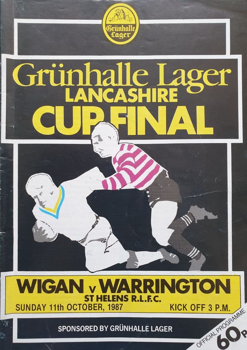 Warrington v Wigan, Lancs Cup F (1987, Oct 11th)