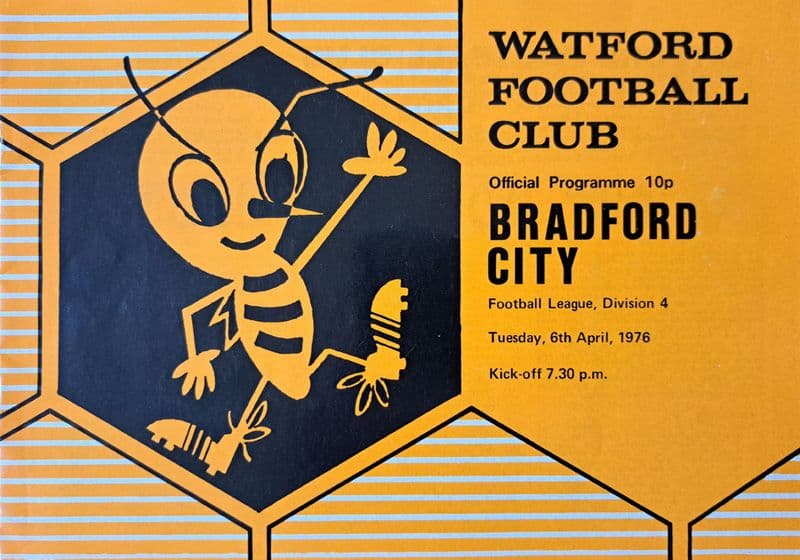 Watford v Bradford City, Div 4 (1976, Apr 6th)