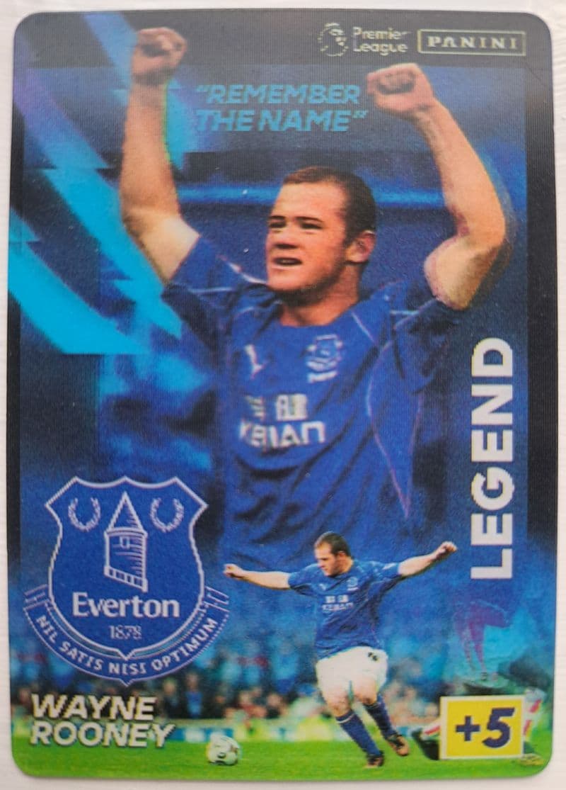 Wayne Rooney 3D Premier League Adrenalyn XL 2021/22