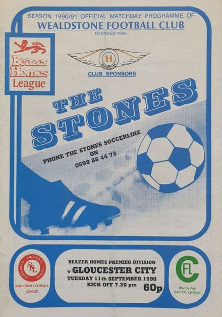 Wealdstone v Gloucester, BH Lge (1990, Sep 11th)