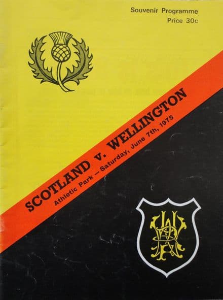 Wellington v Scotland (1975, 7th June)
