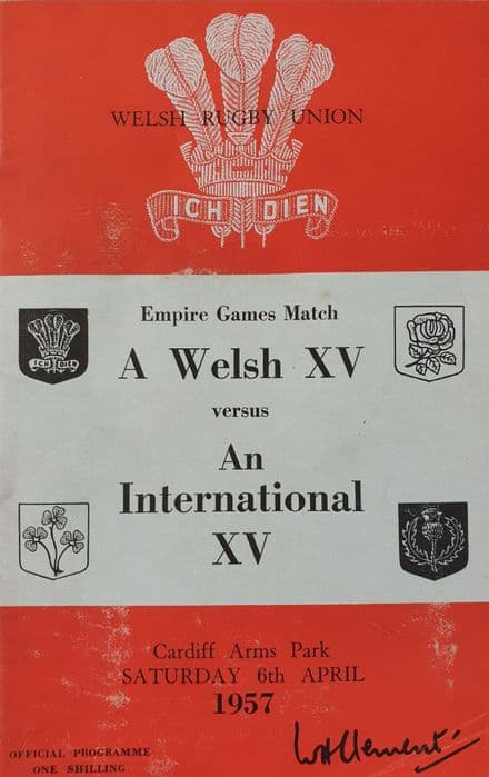 Welsh XV v International XV (1957, Apr 6th)
