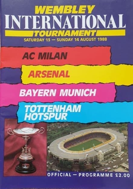 Wembley International Tournament (1988, Aug 13th & 14th)