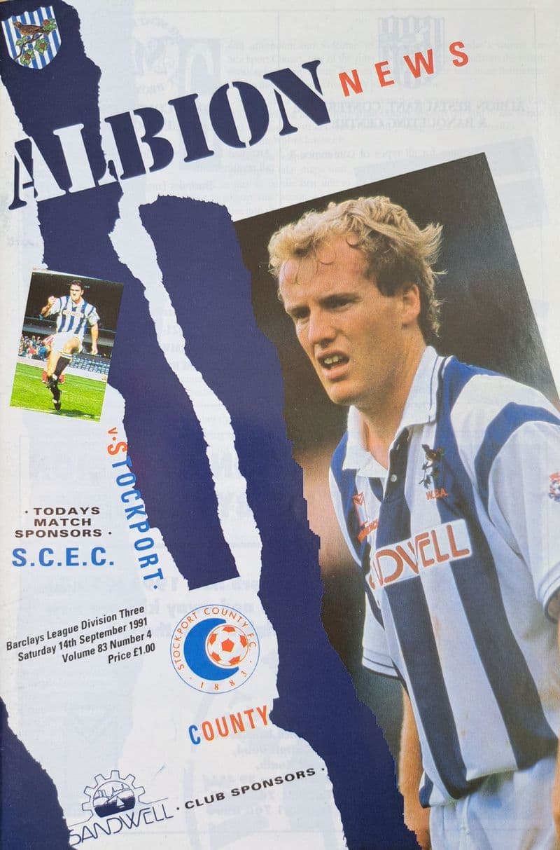 West Brom v Stockport County, Div 3 (1991, Sep 14th)