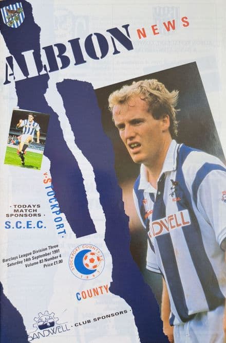 West Brom v Stockport County, Div 3 (1991, Sep 14th)