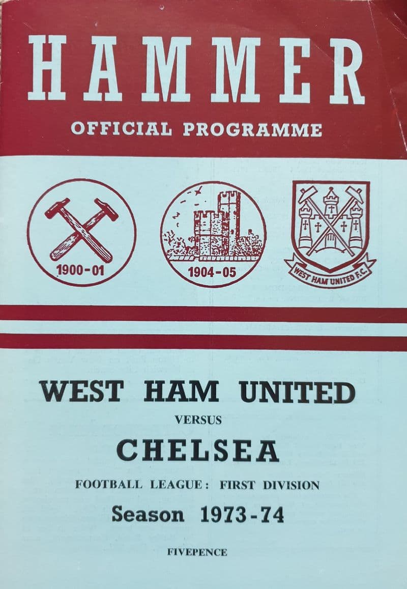 West Ham United v Chelsea, Div 1 (1974, Mar 2nd)