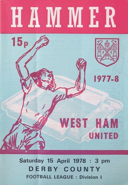 West Ham United v Derby, Div 1 (1978, Apr 15th)