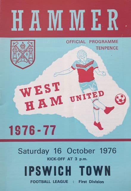 West Ham United v Ipswich, Div 1 (1976, Oct 16th)